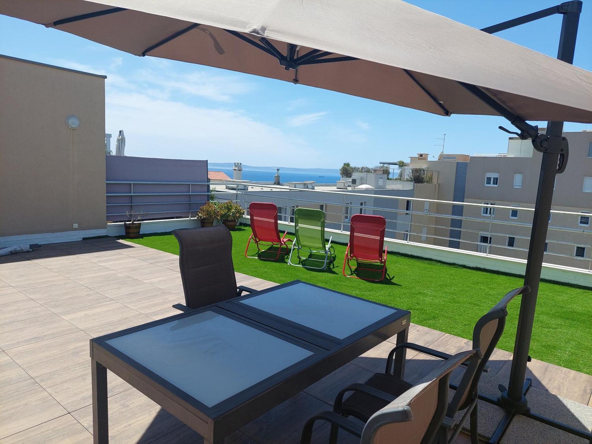 Penthouse Znjan Apartment Split Exterior photo